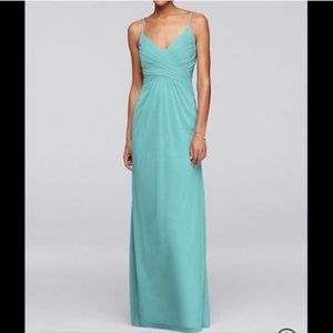David’s Bridal F19249 Spa Color Bridesmaid Dress | 2